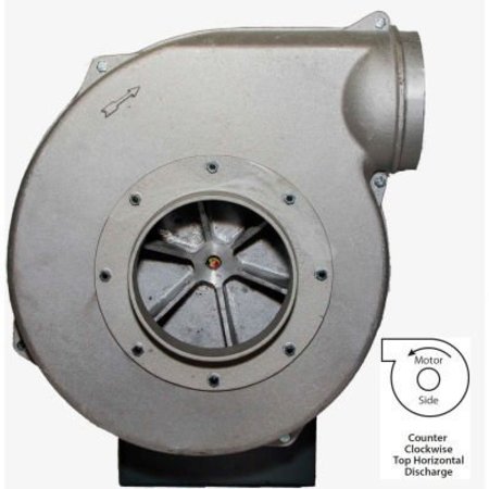 AMERICRAFT MFG Global Industrial„¢ Explosion Proof Blower 3/4 HP, 3 Phase, CCW, Top Horiz., 480 CFM HADP9-3/4-T-EX-CCWTH